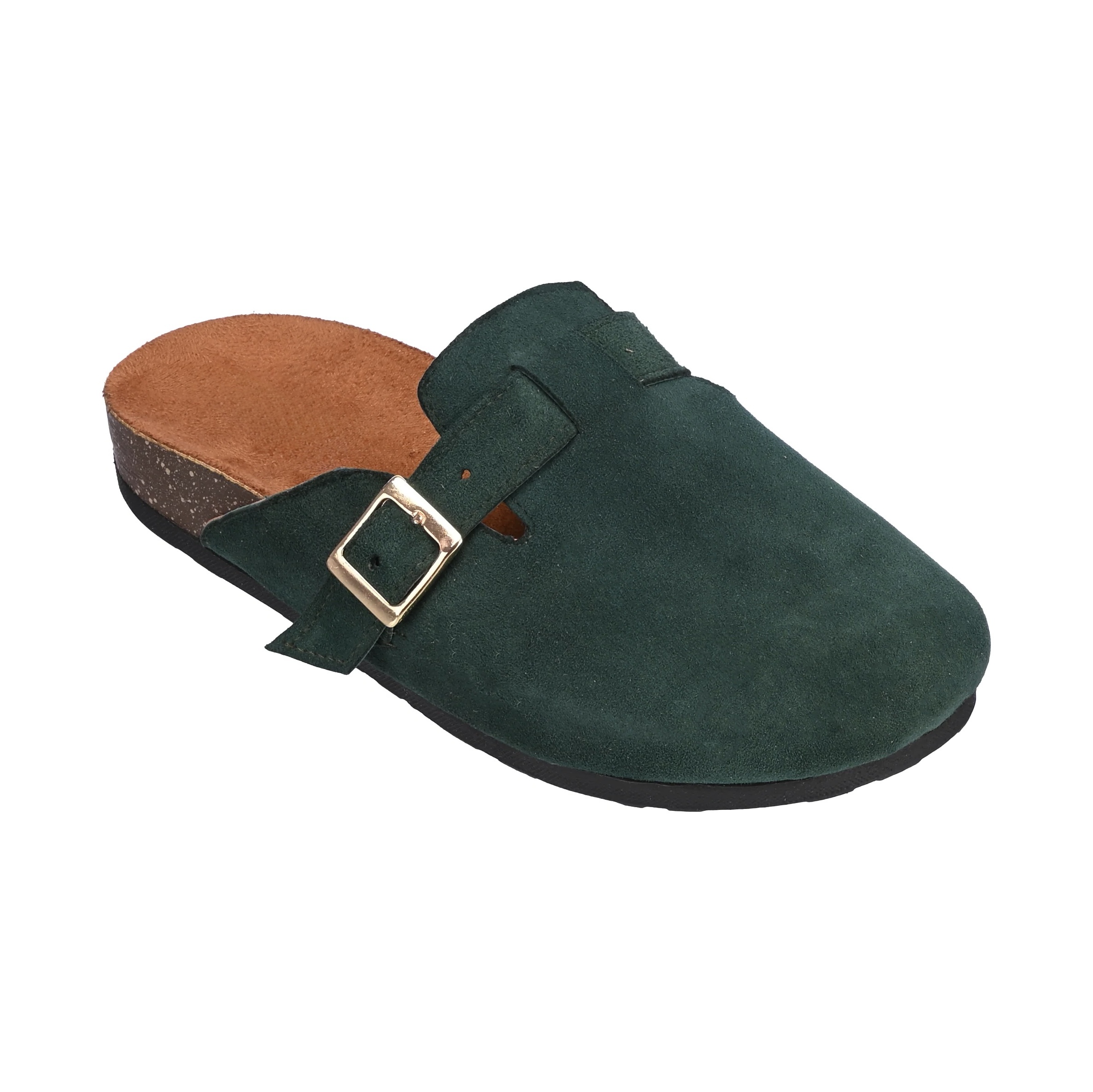 Suede Mules